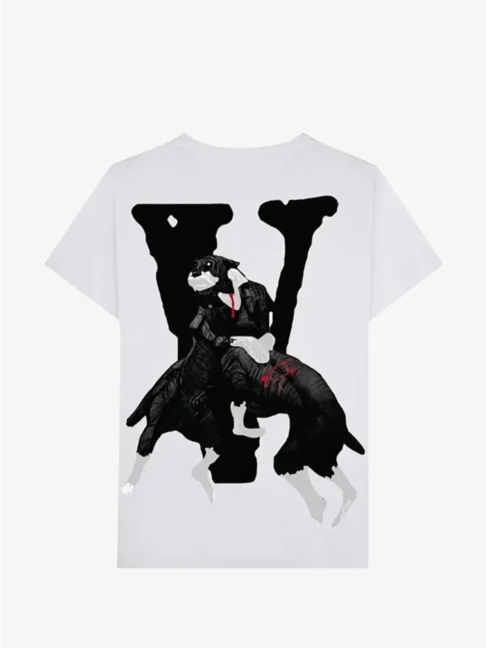 Vlone x City Morgue Dog T-Shirt 'White' Size L